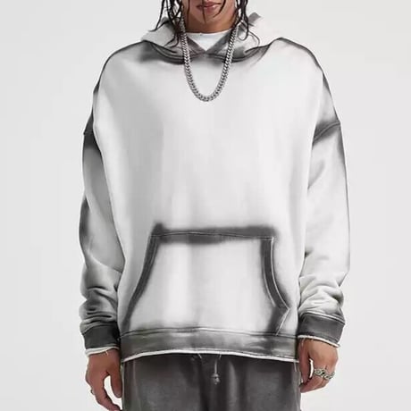 WOSS.official/SPRAY ART Hoodie  White