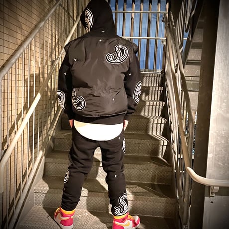 EPTM/PAISLEY  HOODIE ”BLACK”