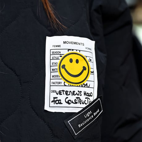 By The R/ Padded Wappen Hoodie BLACK