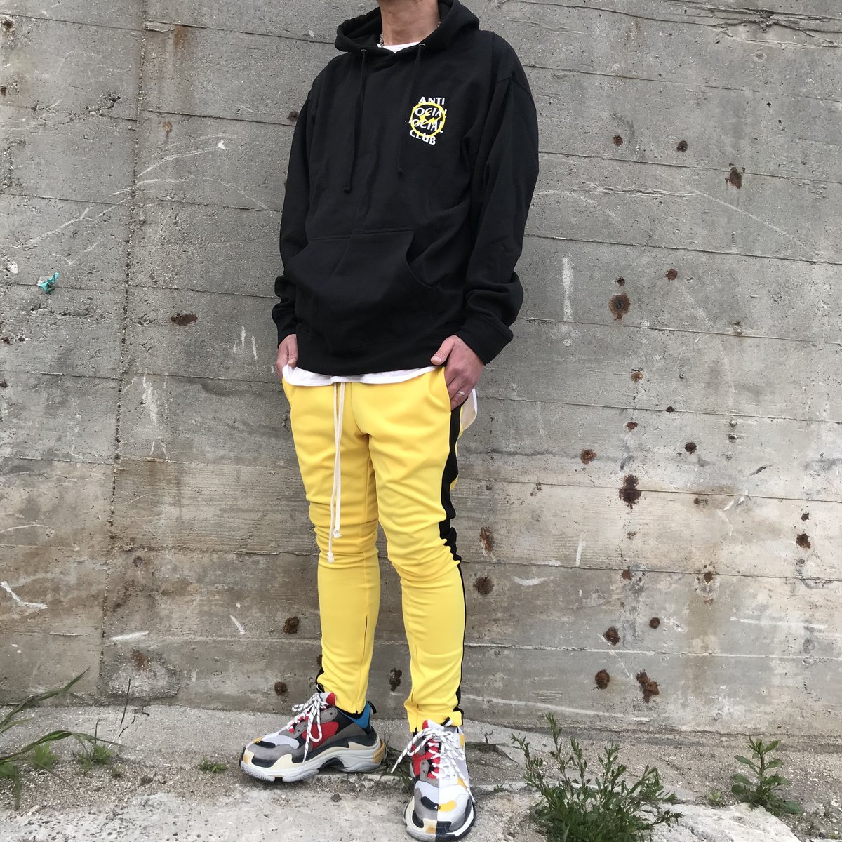 国内発送 ANTI SOCIAL SOCIAL CLUB FRAGMENT パーカー HOODIE Anti Social Social Club × FRAGMENT Hoodie - ASSC パーカー