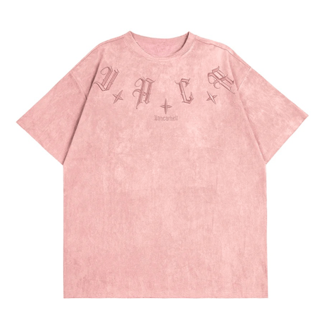WOSS.official/ Oversized  Suede  TOPS "PINK"