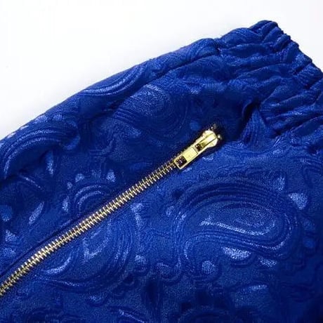 Mismatch NYC/Paisley Shorts  BLUE