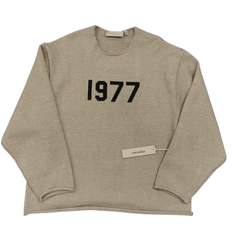ESSENTIALS by Fear of God /1977 Crewneck Kni"DARK oatmeal"