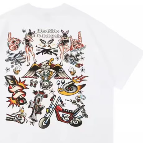 By The R/Tatoo Art Tshirts (WHITE)