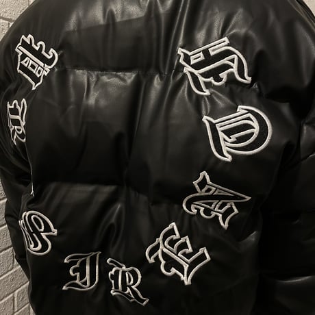 WOSS.official/PU LETHER Puffer jacket
