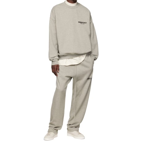 ESSENTIALS by Fear of God /LOGO Crewneck "GRAY"