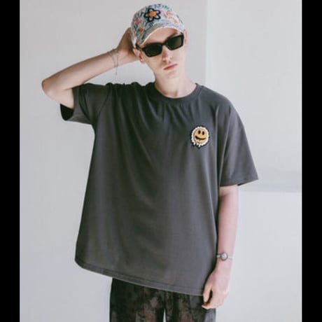 MISTER CHILD/SMILE LOGO Tshirts "CEMENT"