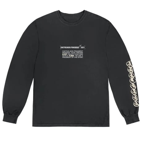 Travis Scott ✖︎  Fragment design /back big print Long Sleeve