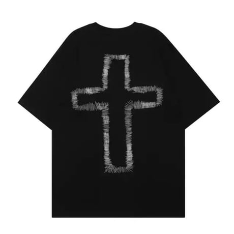 Mismatch NYC/Embroidery cross Tee