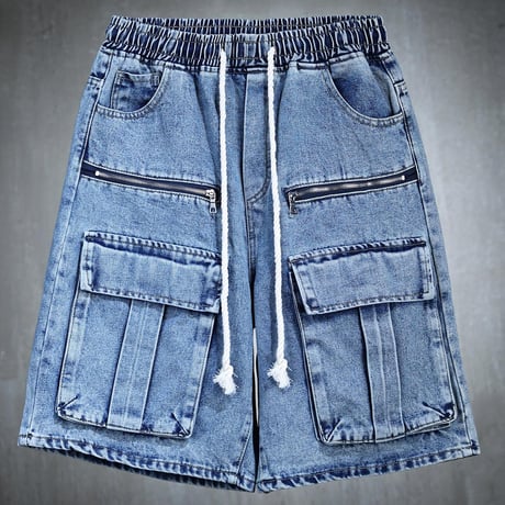 By The R/Pocket Denim Short Pants