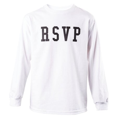 RSVP gallery/logo ロンTee ホワイト