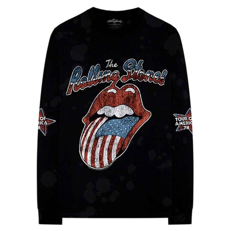 The Rolling Stones/Official Longsleeve Tshirts BLACK