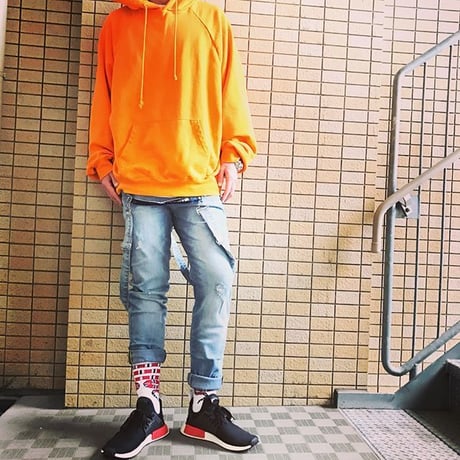 Sixth June/オーバーオール ダメージデニム