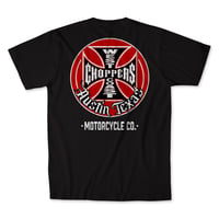 West Coast Choppers/ Circle Logo Tshirts "BLACK"