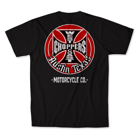 West Coast Choppers/ Circle Logo Tshirts "BLACK"
