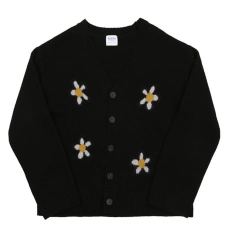 MISTER CHILD/WOOL Knit cardigan "BLACK"