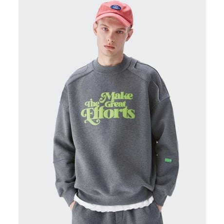 WOSS.official/Messege Crewneck Sweat