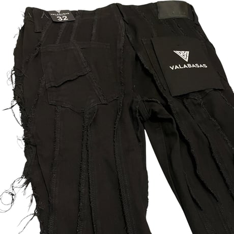 VALABASAS / Twisted Stack Denim  "BLACK"