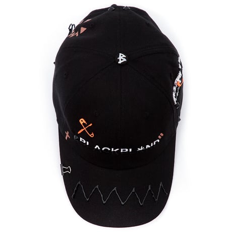 BLACK BLOND/Smile halloween CUSTOM CAP