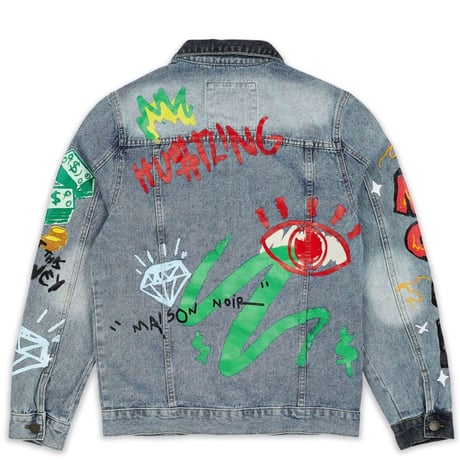 Reason Clothing Newyork/Maison Noir Art Denim JACKET