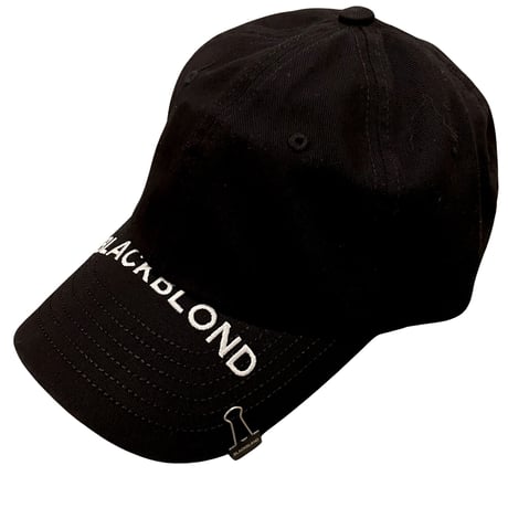 BLACK BLOND/LOGO CAP