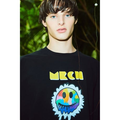 MISTER CHILD/ Rainbow SMILE Tshirts "BLACK"