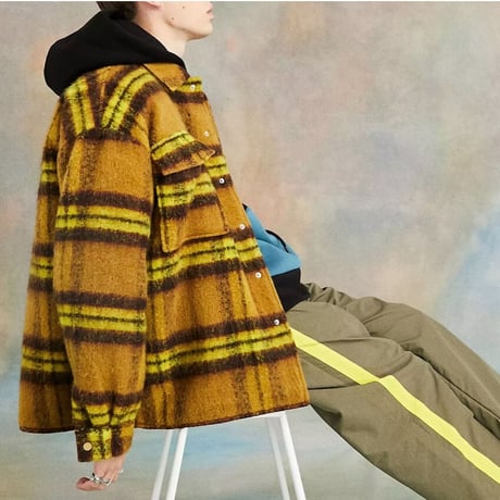 COLLUSION Studios /WOOL Check Jacket