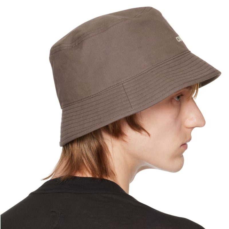 Rick Owens バケットハット Rick Owens DRKSHDW ダメージ デニムバケットハット | ブルー