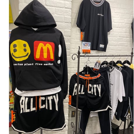 ALL CITY by Just Don / Logo basketball Shorts BLACK