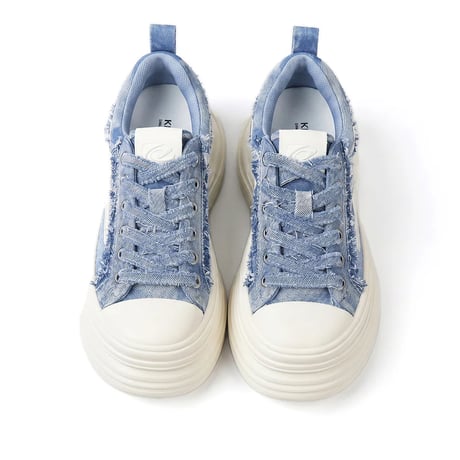 KillWinner/7cm Platform denim Sneaker  (BLUE)