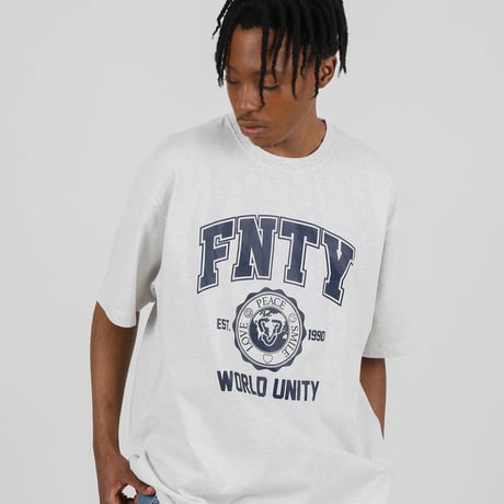 FNTY/ World Unity Tshirts "MELANGE GREY"