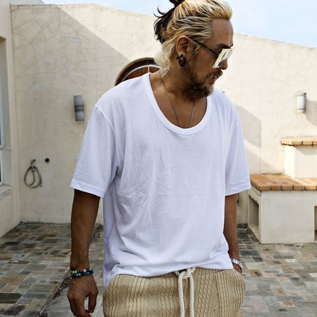 By The R/ Summer Knit Vneck SET UP "BEIGE"