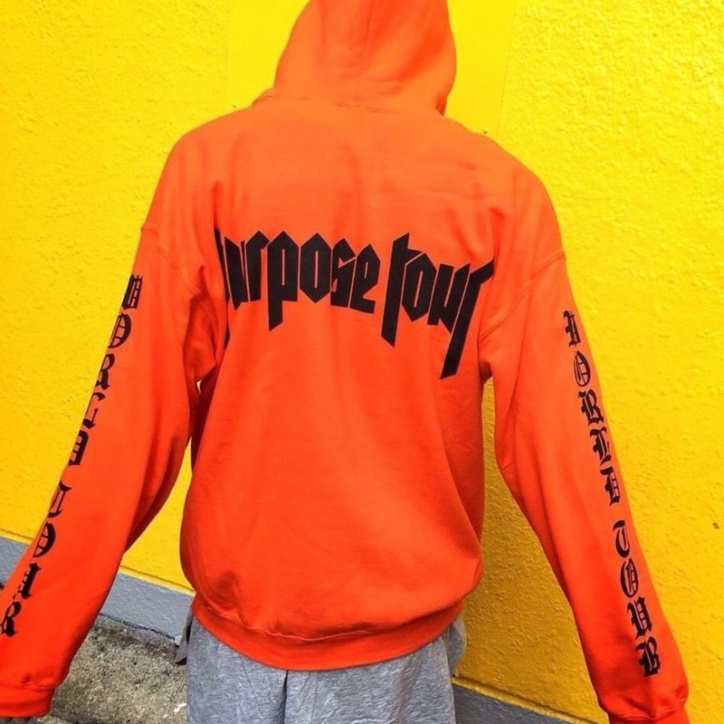 GR8限定 Justin Bieber Purpose STAFF パーカー L Purpose tour