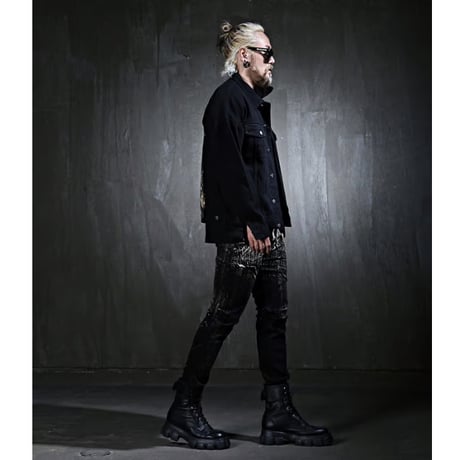 By The R/ Back Cross Denim Jacket