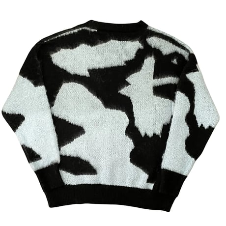 WOSS.official/ Mohair knit  BLUE