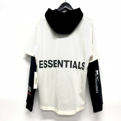 Fear Of God  FOG Essentials/Graphic Mesh Tee CREAM