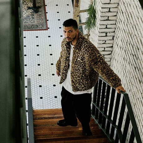 SAINT PAIN/FUR JACAKET  LEOPARD