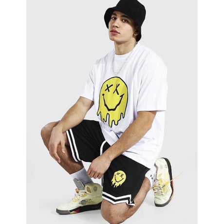 BOOHOO  /BIＧ Drip Face Tshirts（SET UP）