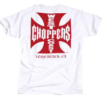 West Coast Choppers/ W.C.C Logo Tshirts "WHITE"