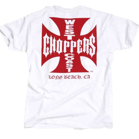 West Coast Choppers/ W.C.C Logo Tshirts "WHITE"