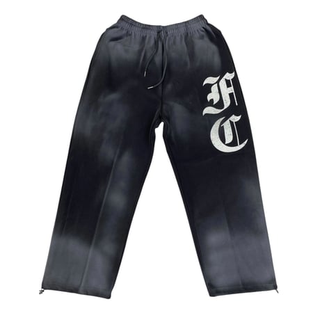 Spray Art Pants (SET UP)  BLACK/GRAY