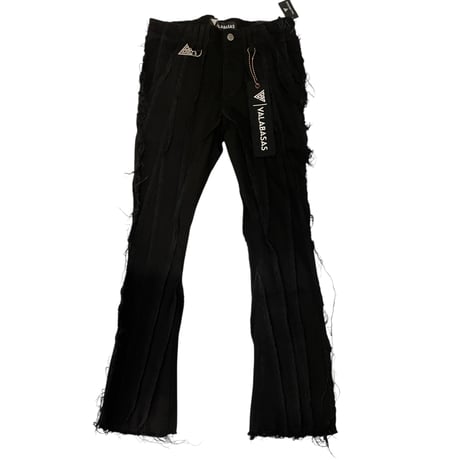 VALABASAS / Twisted Stack Denim  "BLACK"