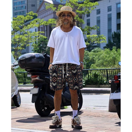 ByTheR /jacquard Short Pants "BLACK"