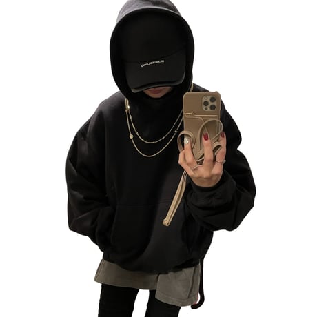 Yeezy × GAP/ Cotton Hoodie  BLACK