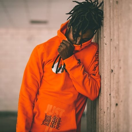 NIKE/US限定  "Just Do it" フーディー　オレンジ