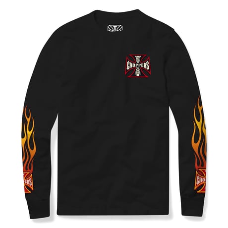 West Coast Choppers/ W.C.C Flame Longsleeve Tshirts