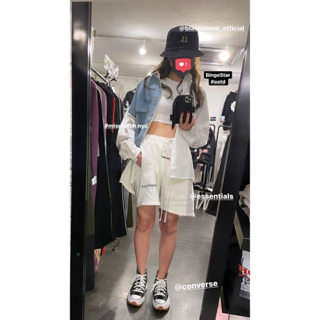 BLACK BLOND/BB Smile denim HAT