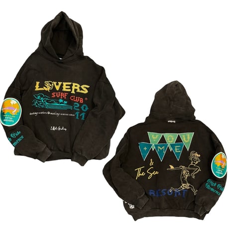 LIFTED ANCHORS/ Lovers Washed  Hoodie