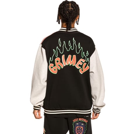 GRMY/ZIP UP  Baseball Jacket  "PINK"