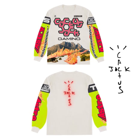 Travis Scott /Cactus Jack  Longsleeve Jersey WHITE